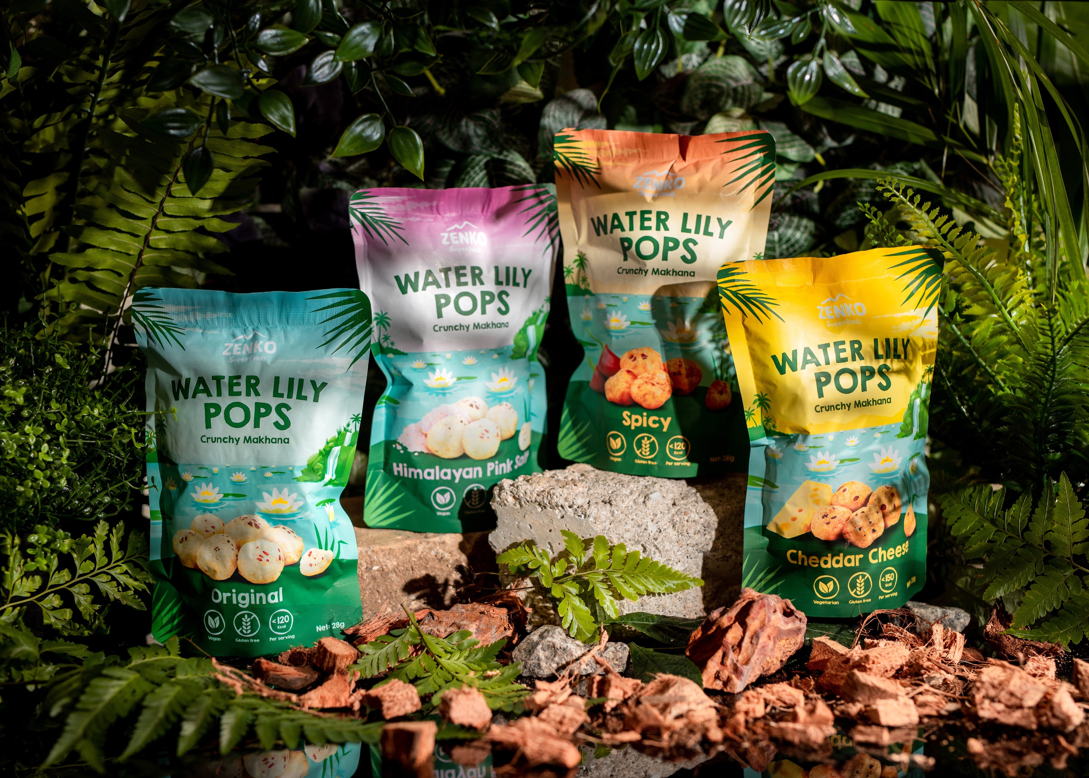 Water Lily Pops Cheese Original Salt Spicy