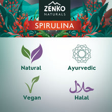 Load image into Gallery viewer, ZENKO Naturals - Spirulina (90 caps)