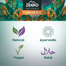 Load image into Gallery viewer, ZENKO Naturals - Turmeric (90 caps)
