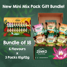 Load image into Gallery viewer, ZENKO Superfoods - Mini Mix bundle (18 packs, Halal)
