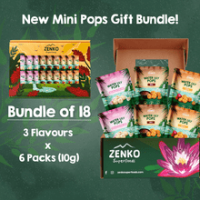 Load image into Gallery viewer, ZENKO Superfoods - Mini Pops bundle (18 packs, Halal)
