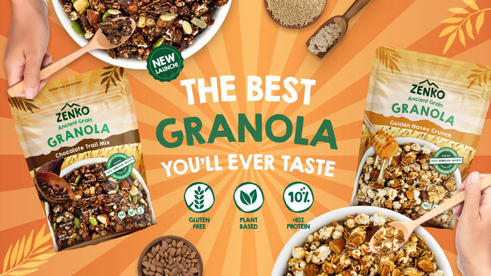 Introducing Ancient Grain Granola: Where pleasure meets health!