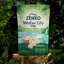 Load image into Gallery viewer, Sour cream and onion ZENKO Water lily pops Superfoods
