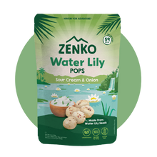 Load image into Gallery viewer, Sour Cream and Onion ZENKO Water lily pops Superfoods
