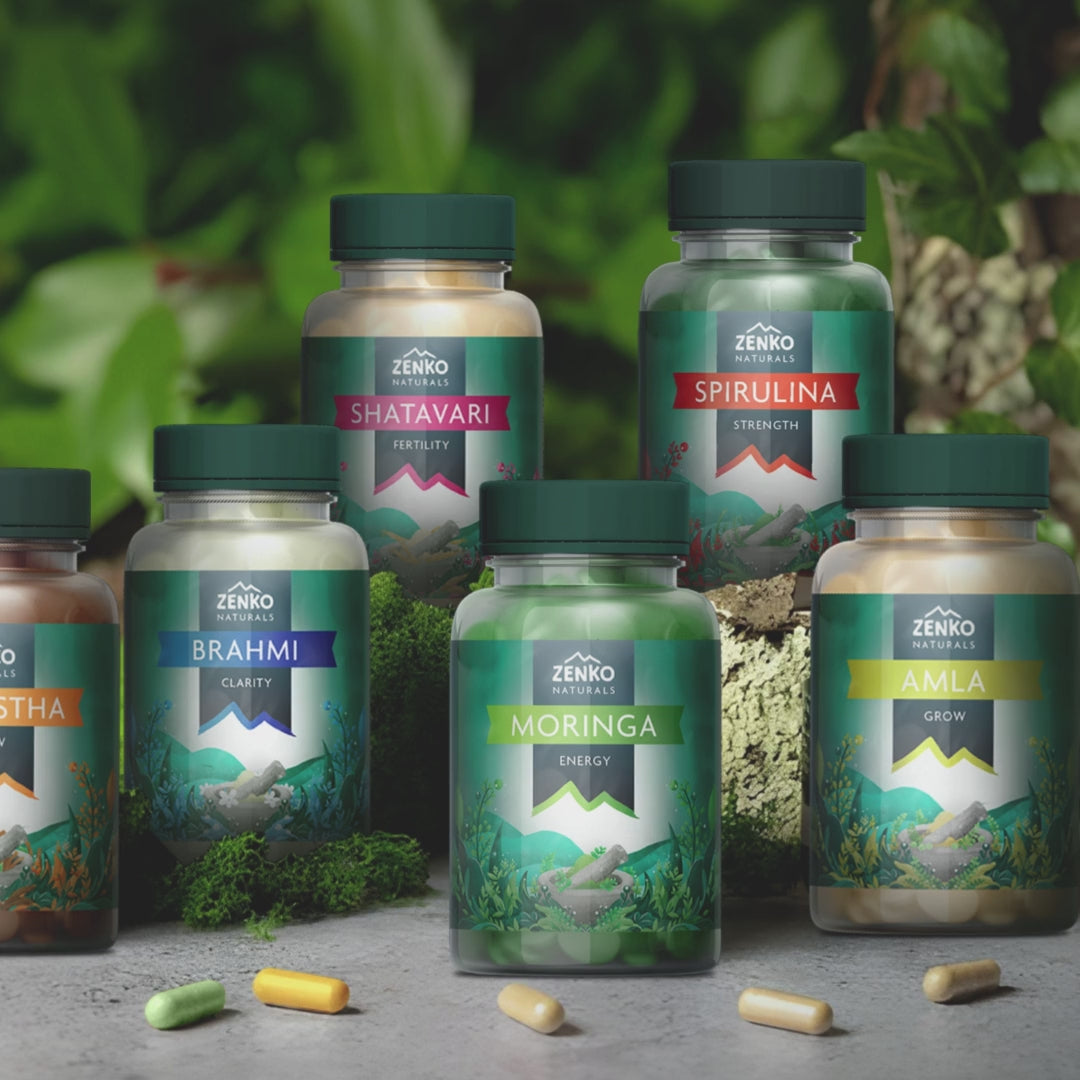 Load video: ZENKO Naturals - Ashwagandha (90 caps)