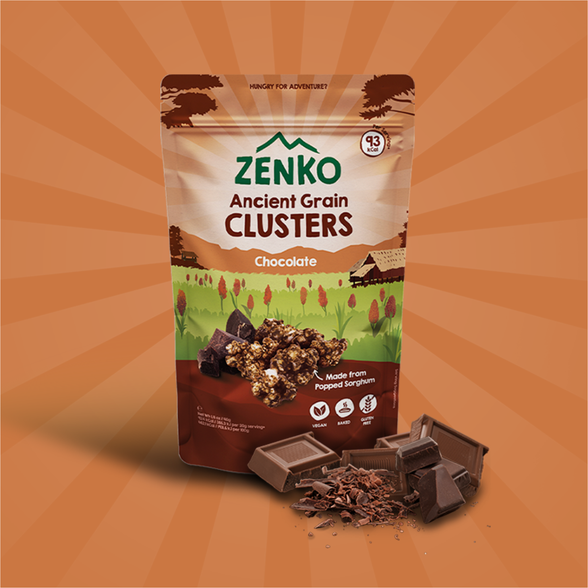 Dark Chocolate Ancient Grain Cluster | ZENKO – ZENKO Superfoods