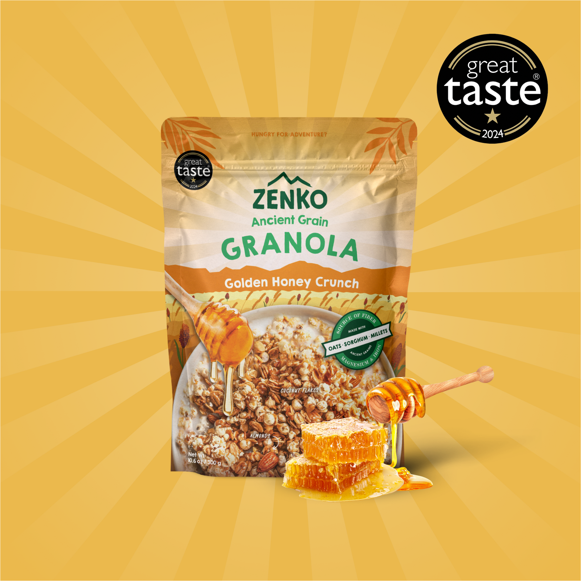 Golden Honey Crunch Granola – Gluten-Free | ZENKO – ZENKO Superfoods