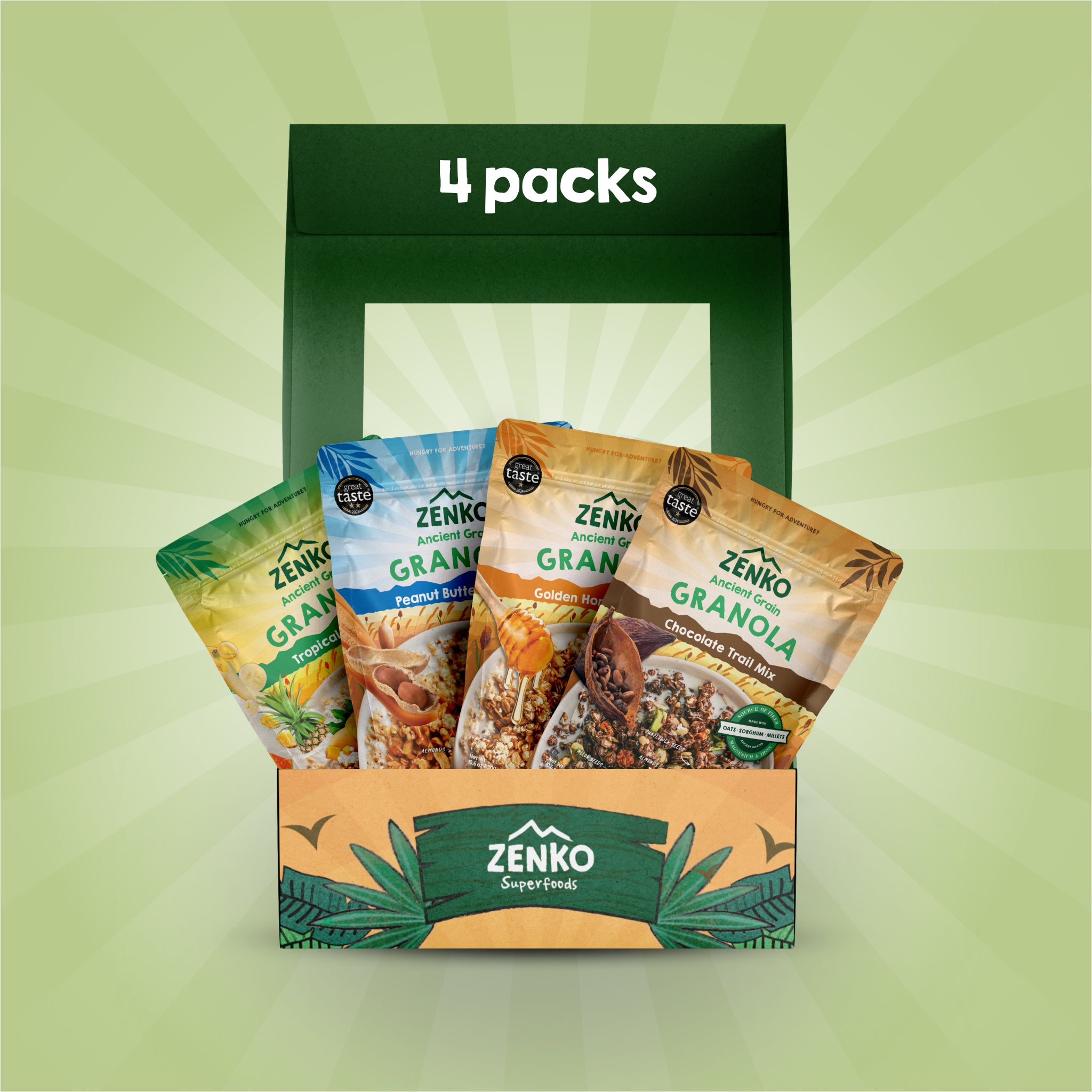 Granola Bundle – Ancient Grain Variety | ZENKO – ZENKO Superfoods