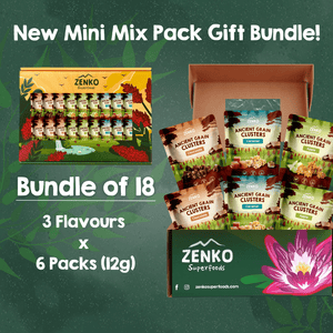 ZENKO Superfoods - Mini Clusters bundle (18 packs, Halal)